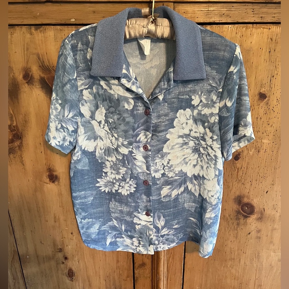 Vintage Floral Button Down